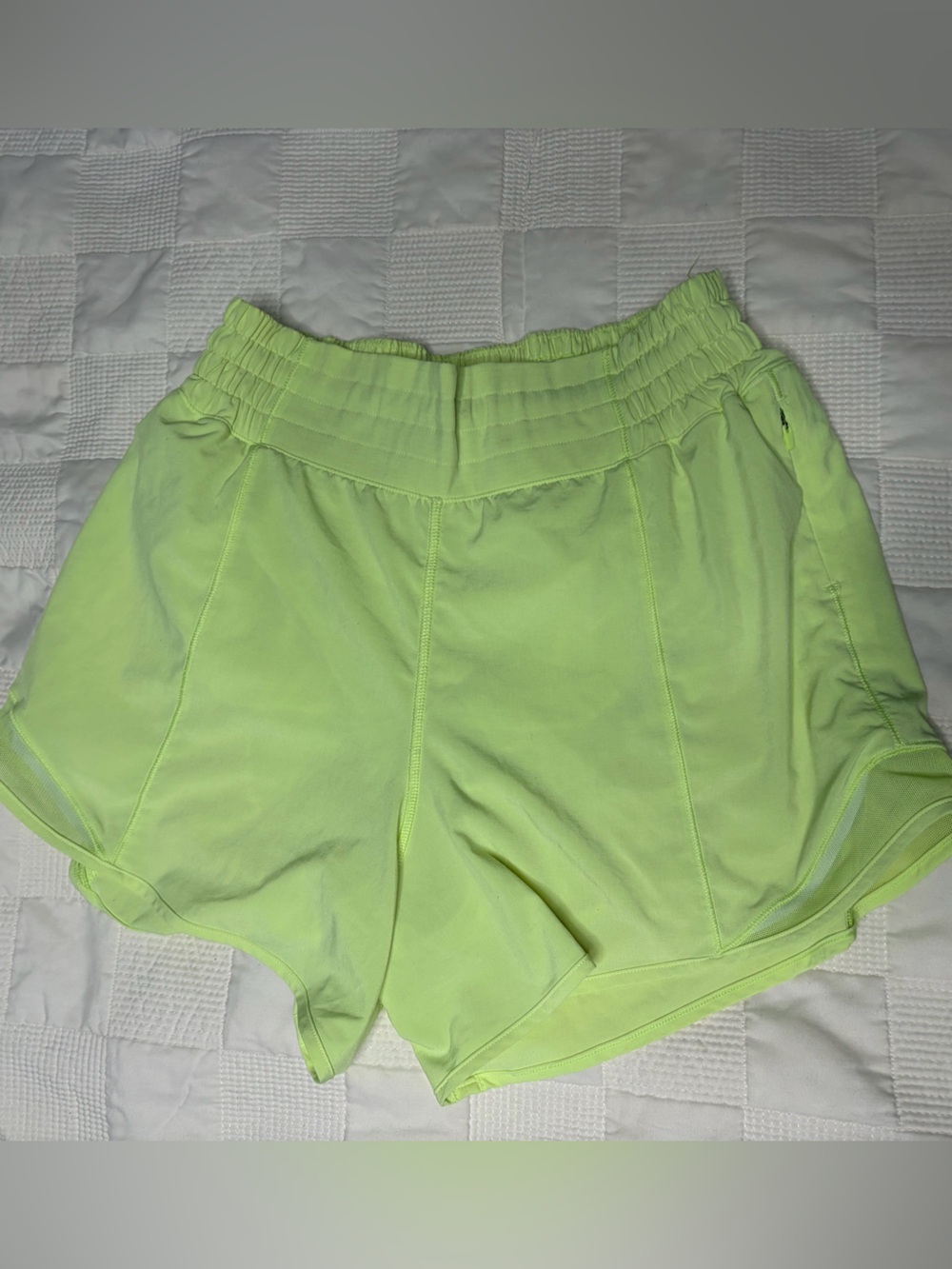 lululemon athletica Neon yellow  Running Shorts